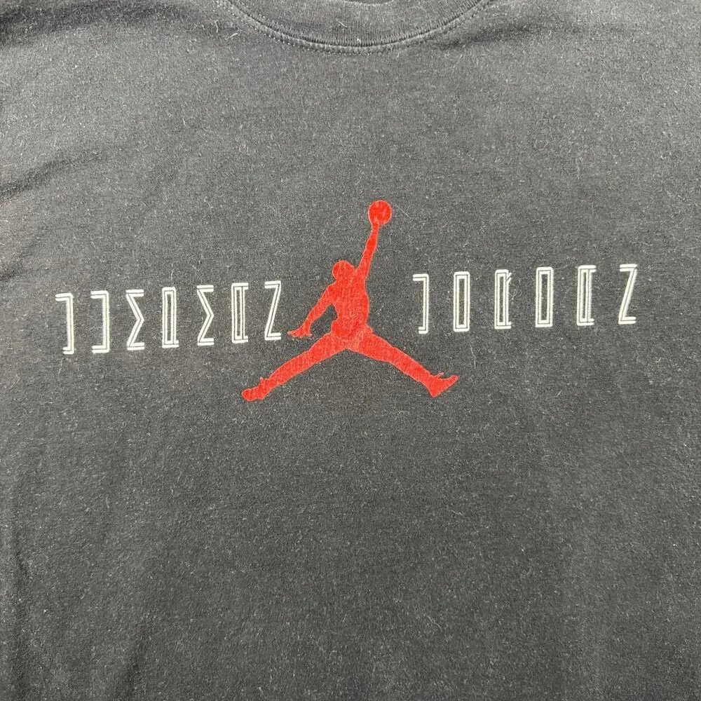 Nike Air Jordan Jumpman Logo Graphic T-Shirt Black Men’s Size M
